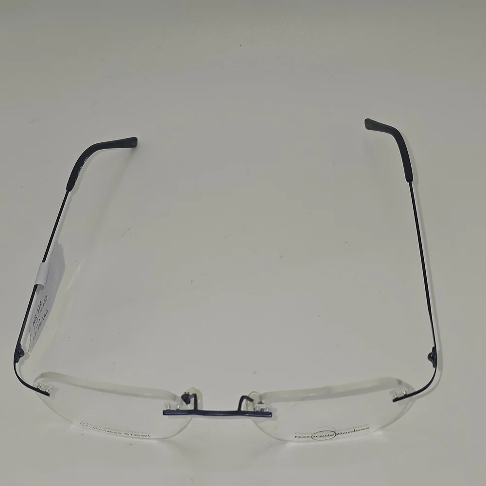 Naturally Rimless NR-374‎ Eyeglasses Navy 51-19-140